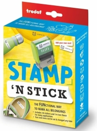 Stamp n Stick School Name Tag Stamp
